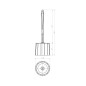 Aqualine Zeno - Brosse de toilette, blanc ZE33