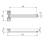 Novaservis Metalia 12 - Porte-serviettes, chrome 0229,0