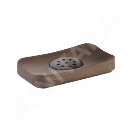 Sapho Accessoires de salle de bains Gedy - Porte-savon à poser, bois 3911