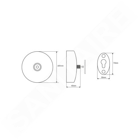 Sapho Série Hôtel - Ligne de lavage extensible,inox XJ021