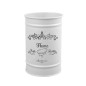 Aqualine Nicea - Coupelle pour brosses à dents et dentifrice, blanche 7502