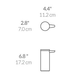 Simplehuman Accessoires de salle de bains - Distributeur de savon sans contact, inox brillant ST1044