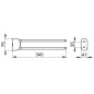 Keuco Elegance - Porte-serviettes double, longueur 340 mm, chrome 11620010000