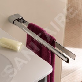 Keuco Elegance - Porte-serviettes double, longueur 340 mm, chrome 11620010000
