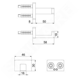 Steinberg 450 - Crochet, chrome 450 2400