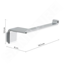Sapho Gedy Il Giglio - Porte-papier toilette, chrome A92413