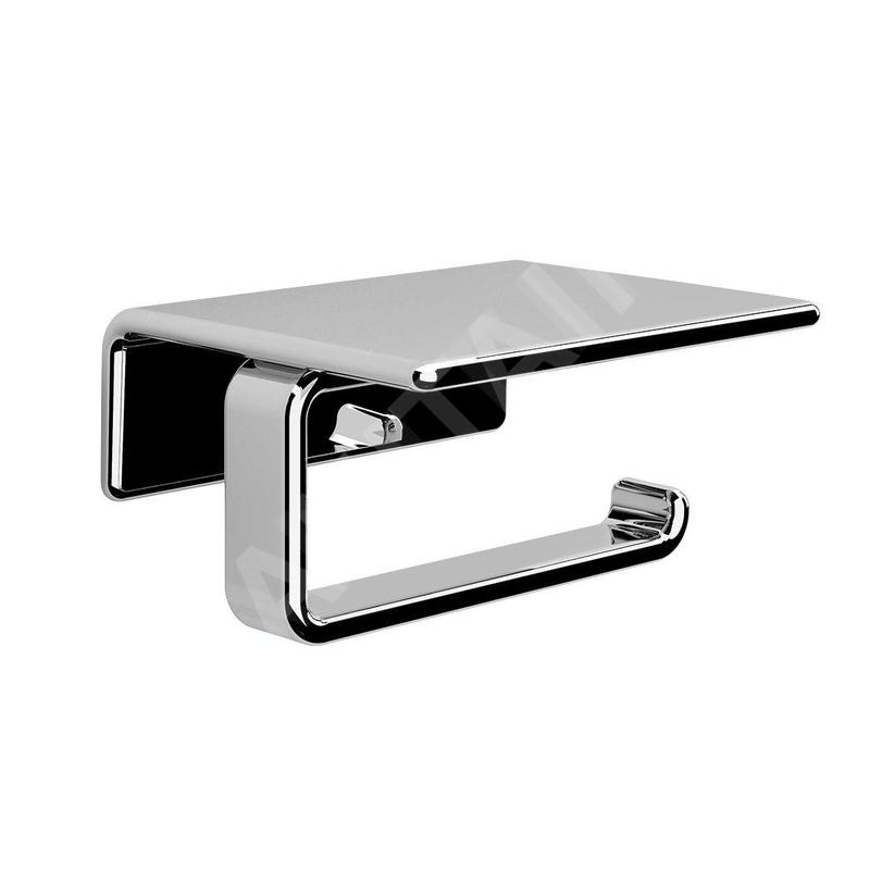 Sapho Gedy Il Giglio - Porte-papier hygiénique, avec étagère, chrome A92513