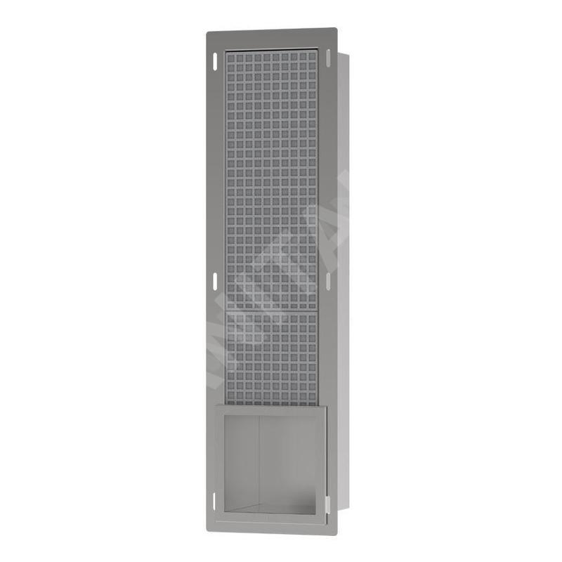 Hansgrohe XtraStoris Original - Porte-papier toilette encastré, acier brossé 56058800