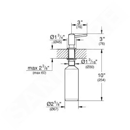 Grohe Accessoires - Distributeur de savon Contemporary, chrome 40536000