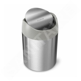 Simplehuman Poubelles - Mini poubelle de table, 1,5 l,  inox brossé CW2084