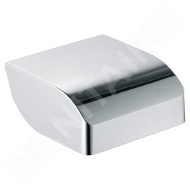 Keuco Elegance - Porte-papier toilette avec couvercle, chrome 11660010000