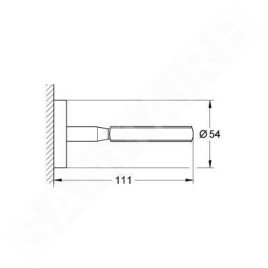 Grohe BauCosmopolitan - Porte-verre/ porte-savon, chrome 40585001