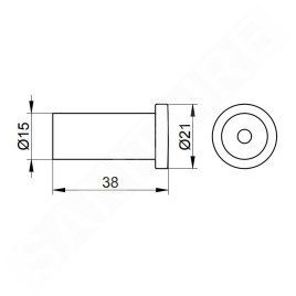 Keuco Plan - Crochet, argenté 14916170000