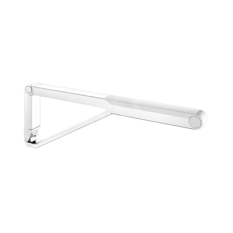 Keuco Axess - Barre de maintien 85 cm, pliable, chrome/blanc 35003010851
