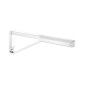 Keuco Axess - Barre de maintien 85 cm, pliable, chrome/blanc 35003010851