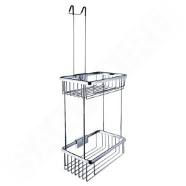 Nimco Kibo - Corbeille porte savon 2 étages, chrome Ki 14017D-H-26