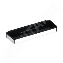 Keuco Plan - Tablette, longueur 29 cm, chrome/noir 14958010037