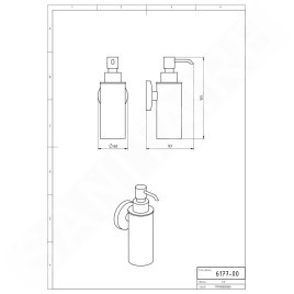 Novaservis Metalia 1 - Distributeur de savon, chrome 6177,0