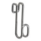 Aqualine Chrom Line - Crochet de suspension pour paroi de douche, chromé 37020