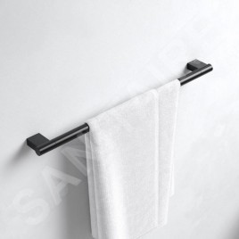Keuco Plan - Porte-serviettes, longueur 850 mm, noir mat 14901370800