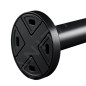 Keuco Plan - Porte-serviettes, longueur 450 mm, noir mat 14920370000