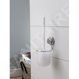 Compactor Bestlock - Brosse de toilette avec support, plastique/chrome RAN4691