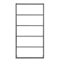 Sapho Ska - Porte-serviettes 600x1150 mm, noir mat SKA502