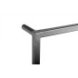 Sapho Ska - Porte-serviettes 600x1150 mm, noir mat SKA502