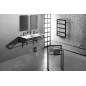 Sapho Ska - Porte-serviette 550 x 790 x 200 mm, blanc mat SKA311