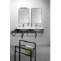 Sapho Ska - Porte-serviette 550 x 790 x 200 mm, blanc mat SKA311