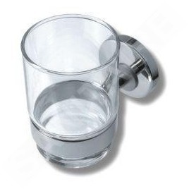 Novaservis Mephisto - Porte-verre, chrome/verre 6806,0