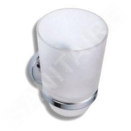 Novaservis Metalia 1 - Porte-verre, chrome/verre 6106,0