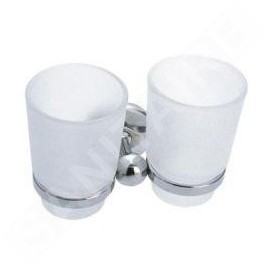 Novaservis Metalia 1 - Double support pour verres, chrome/verre 6157,0