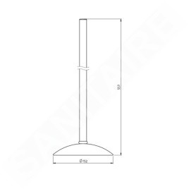 Novaservis Metalia 1 - Porte rouleaux de réserve, chrome 6112,0