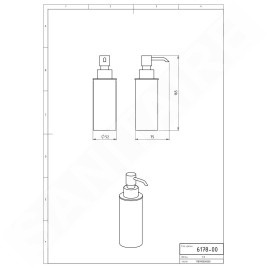 Novaservis Metalia 1 - Distributeur de savon, chrome 6178,0