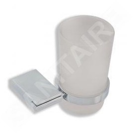 Novaservis Metalia 9 - Porte brosses à dents verre, chrome 0906,0