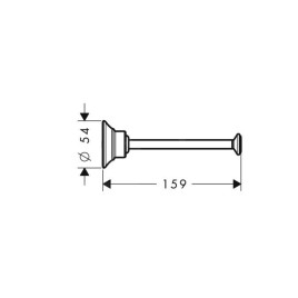 Axor Montreux - Porte-papier WC, nickel brossé 42028820