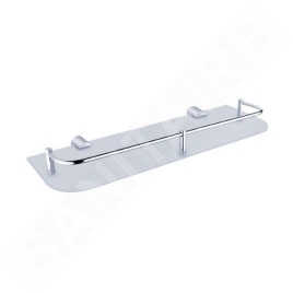 Nimco Bormo - Tablette, longueur 400 mm, verre dépoli/chrome BR 11091AX-40-26