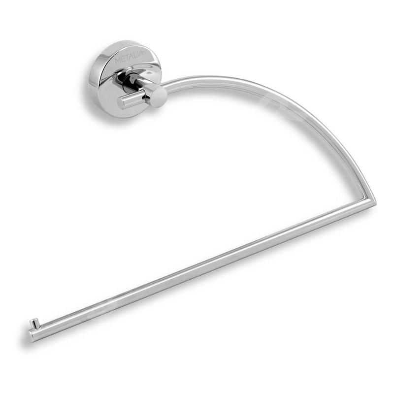 Novaservis Metalia 11 - Demi-anneau porte-serviette, chrome 0103,0