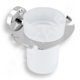 Novaservis Metalia 11 - Porte brosse à dents avec verre, chrome 0149,0
