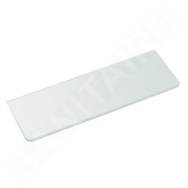 Sapho Accessoires - Tablette, longueur 200 mm, verre laiteux 22478