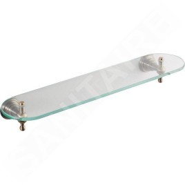 Sapho Diamond - Tablette, longueur 500 mm, bronze/verre clair 1318-15