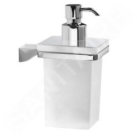 Sapho Gedy Glamour - Distributeur de savon, chrome / verre 5781