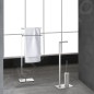 Sapho Accessoires de salle de bains Gedy - Support avec porte-serviettes, carré, chrome 783113