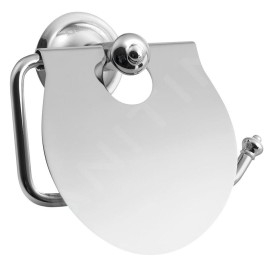 Sapho Astor - Porte-papier de toilette avec couvercle, chrome 1325-17