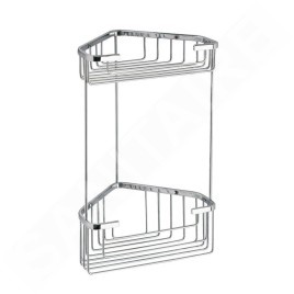Sapho Gedy Smart - Étagère double 200x325x151 mm, chrome 2482