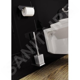Sapho Soul - Brosse de toilette murale, chrome/verre 161867