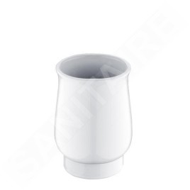 Nimco Lada - Coupelle pour brosse à dents, blanche 1058LA