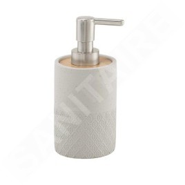 Sapho Accessoires de salle de bains Gedy - Distributeur de savon, gris et blanc 4980
