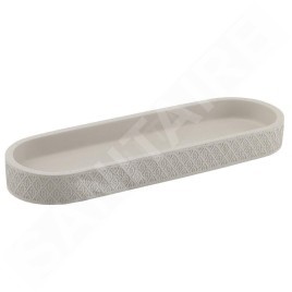 Sapho Accessoires de salle de bains Gedy - Bol Afrodite, gris et blanc 4906
